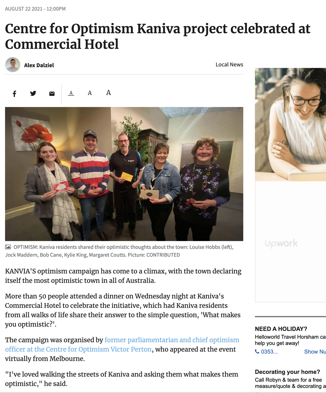 I've always been a glasshalffull type of person Stuart Grimley